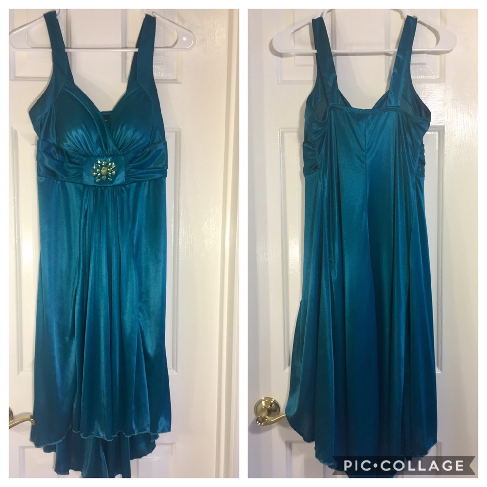 Turquoise Tea Dress